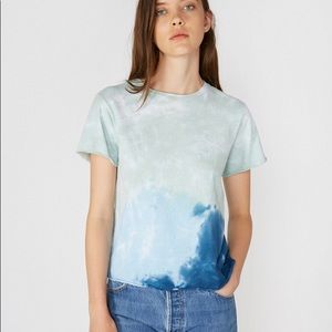 Re/Done boxy tie dye tee